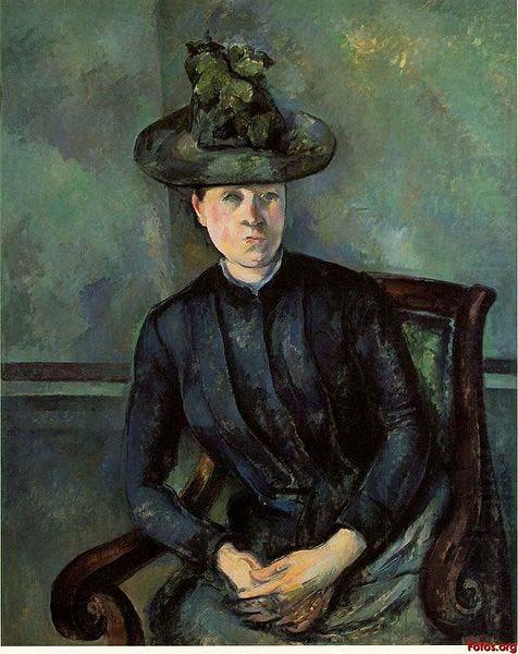 Femme au Chapeau Vert, Paul Cezanne